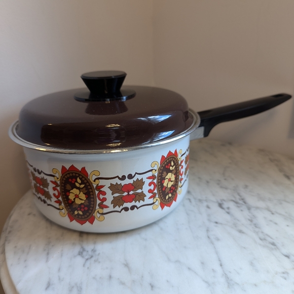 Mid Century Modern Judge Enamel Made In England Pots - Picture 8 of 13